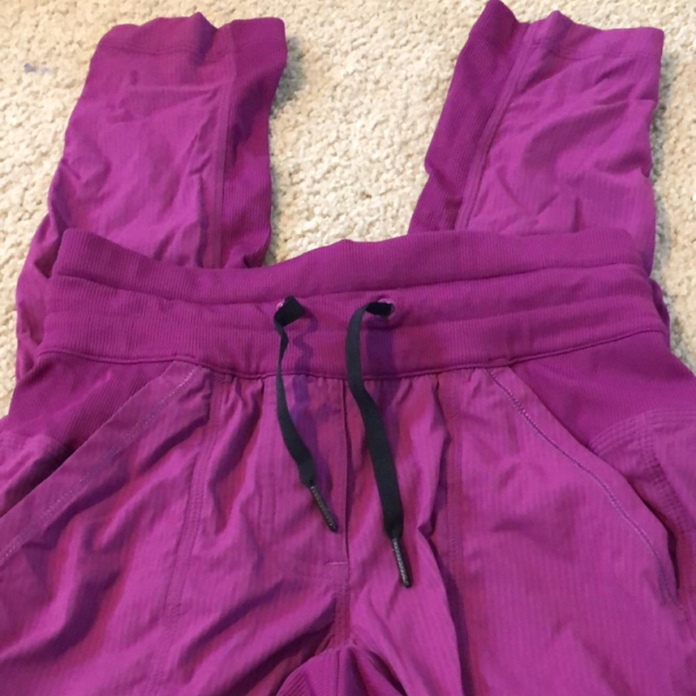 Purple Drawstring Pants Lululemon